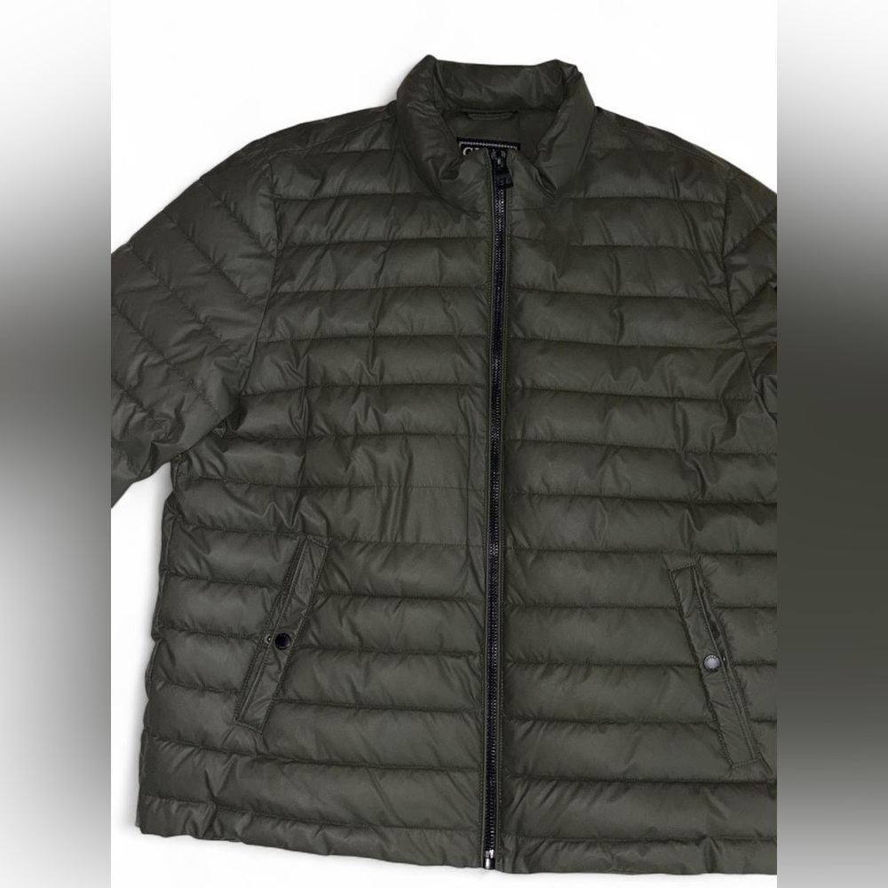 Guess Men's Dark Green Puffer Jacket